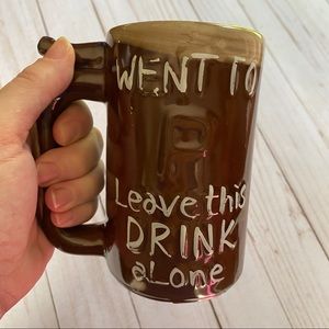Wet You Whistle Leave This Drink Alone Whistle Vintage Mug